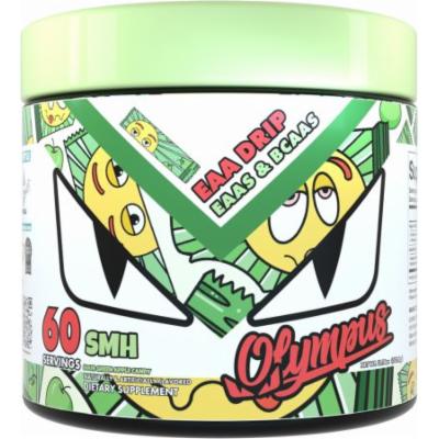 EAA Drip EAAs & BCAAs Sour Green Apple Candy 60 Servings - Amino Acids & BCAAs Olympus Lyfestyle