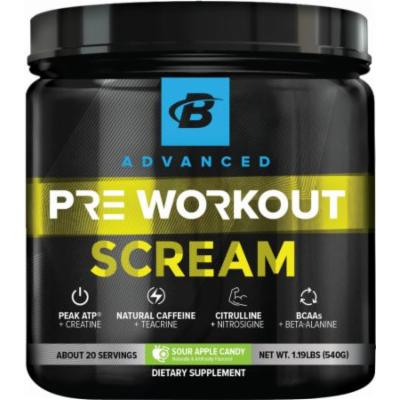 Scream Pre-Workout Sour Apple Candy 20 Servings - Pre-Workout Supplements Bodybuilding.com Advanced