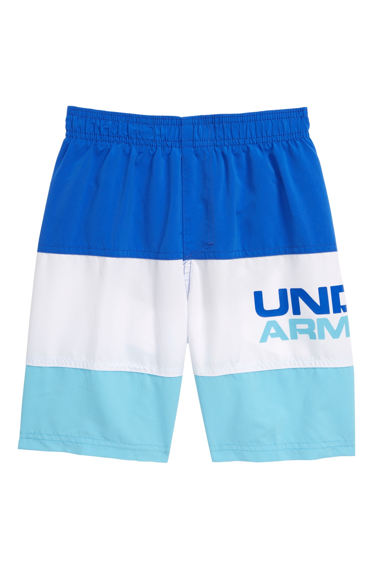 Under Armour Blue Boys 4-7 Triple Block Volley Swim Trunks