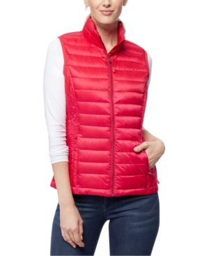 32 Degree Cool Womens Pink Pocketed Zippered Puffer Vest Winter Jacket Coat Xxl - All