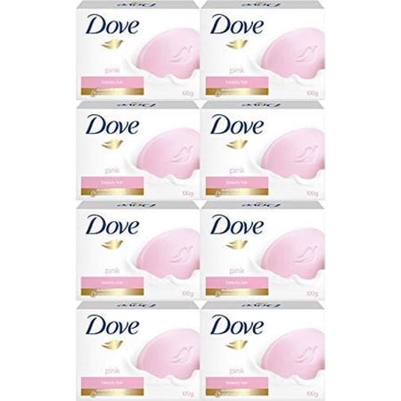 Dove Pink Beauty Cream SE33 Bar Soap  100 Gram / 3.5 Ounce Bars (Pack of 8)