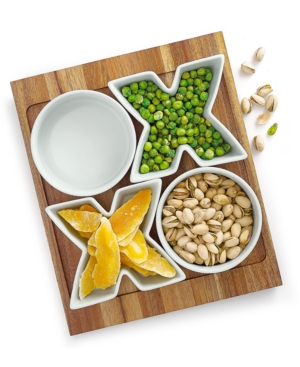 The Cellar Words Xo Server Tray & Bowls, Created for Macy's
