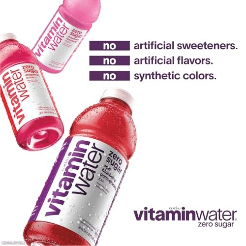 Vitaminwater Power-C Dragonfruit Zero Sugar, Flavored Water Beverage Bottles, 16.9 Fl Oz, 6 Pack thumbnail