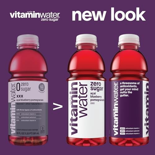 Vitaminwater Power-C Dragonfruit Zero Sugar, Flavored Water Beverage Bottles, 16.9 Fl Oz, 6 Pack thumbnail