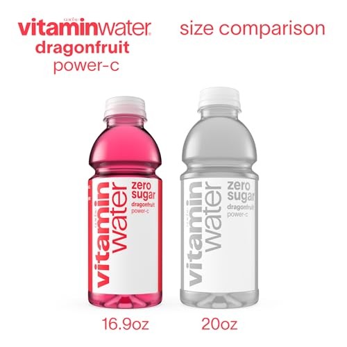Vitaminwater Power-C Dragonfruit Zero Sugar, Flavored Water Beverage Bottles, 16.9 Fl Oz, 6 Pack thumbnail