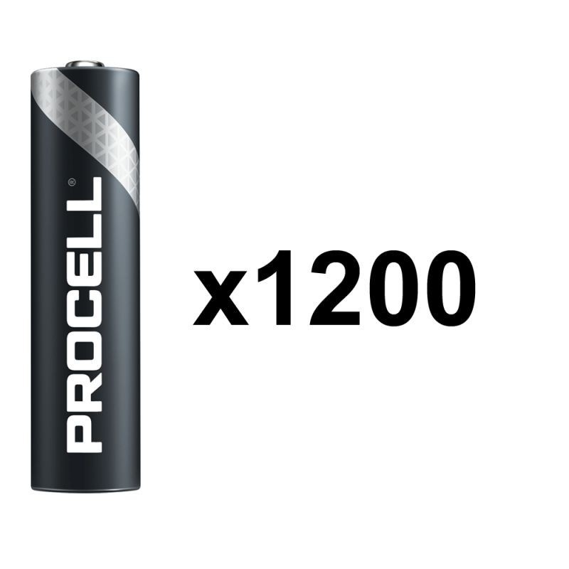 Duracell Procell Alkaline LR3 Micro AAA Batterie MN 2400 1,5V 1200 St. (Vpe)