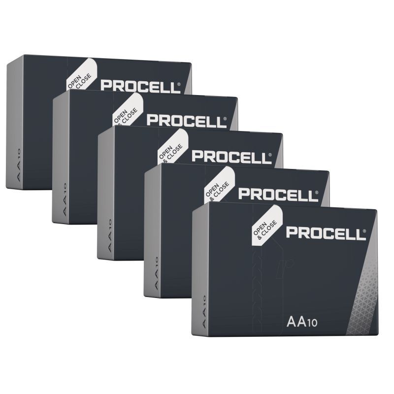 Duracell Procell Alkaline LR6 Mignon AA Batterie MN 1500 1,5V 50 St. (Box)