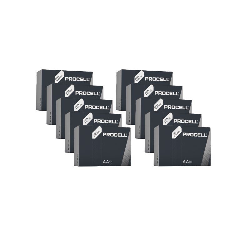Duracell Procell Alkaline LR6 Mignon AA Batterie MN 1500 1,5V 100 St. (Box)