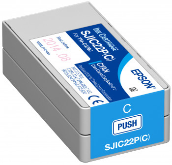 Epson SJIC36P (C13T44C240) Cyan Original Standard Capacity Ink Cartridge