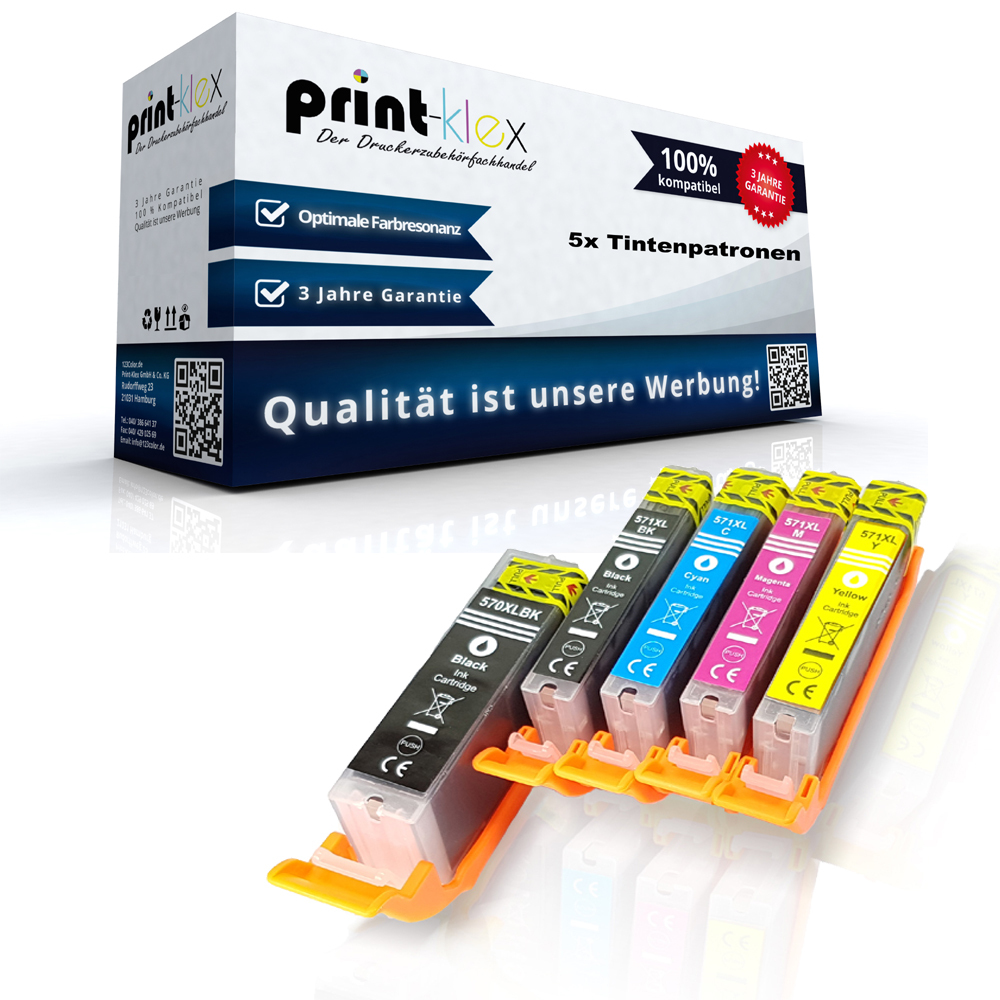5x Kompatible Tintenpatronen Für Canon Pixma MG 7700 Series MG 7750 MG 7750 Series MG 7751 MG 7752 M