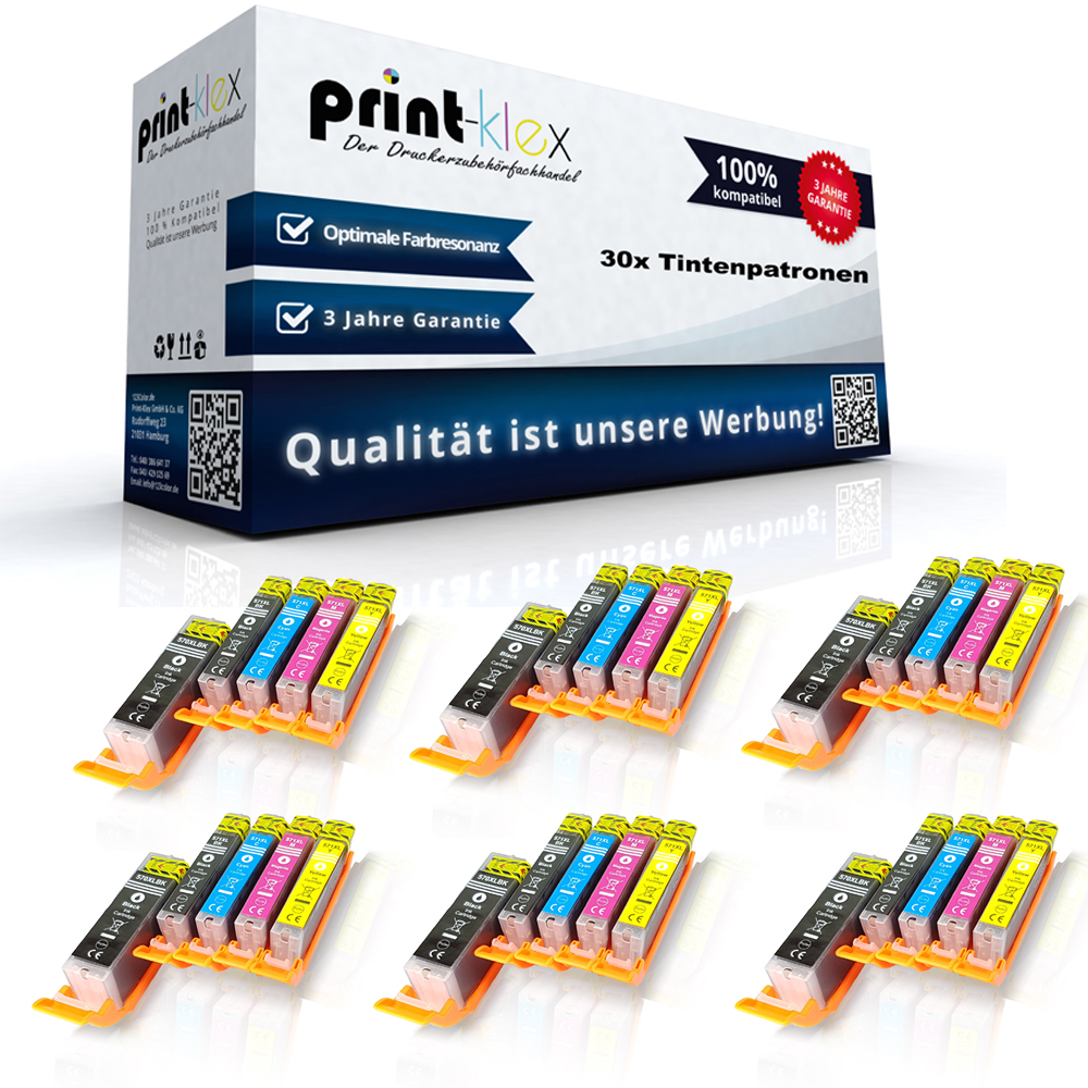 30x Kompatible Tintenpatronen Für Canon Pixma MG 7750 Series Pixma MG 7751 Pixma MG 7752 Pixma MG 77