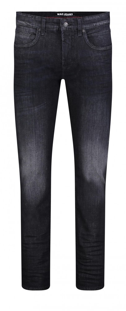 MAC Arne Leather Black Vintage Used 0516-00-1973L H878 - Denimflexx