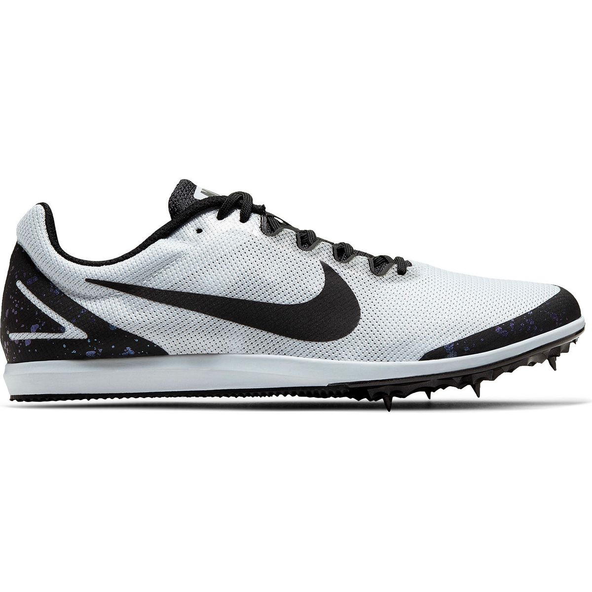 Nike Adults' Zoom Rival Long Distance 10 Track and Field Shoes Light Grey/Black, 6 - Track and Field at Academy Sports