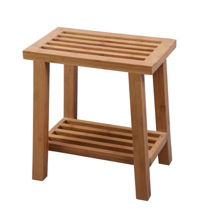 Barclay 17.75 W Bamboo Shower Bench, Size 19.0 H X 17.75 W X 11.13 D in | Wayfair 6222