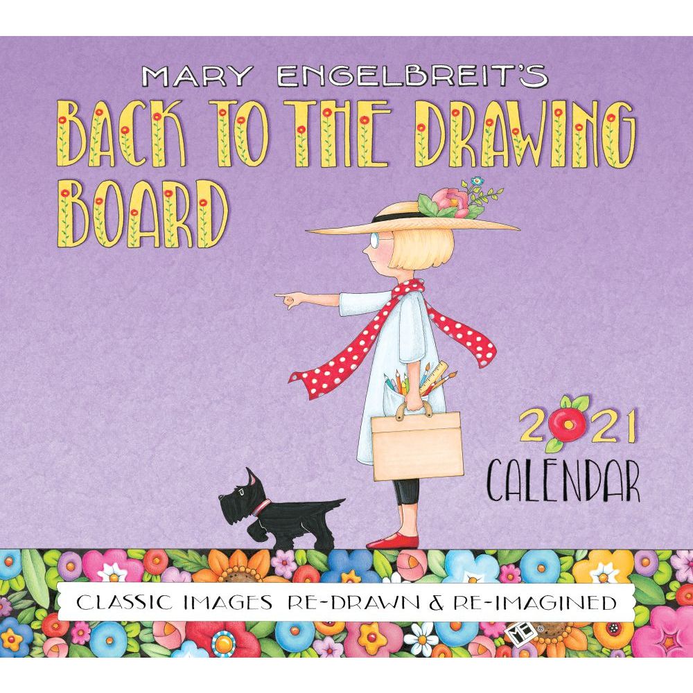Mary Engelbreit 2021 Deluxe Wall Calendar : Back to the Drawing Board (Calendar)