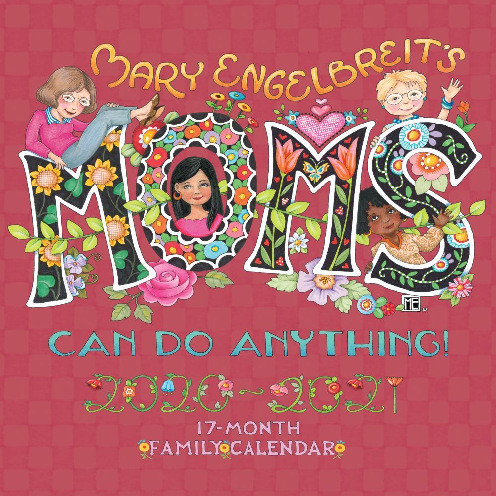 Mary Engelbreit Moms Can Do Anything! 17-Month 2020-2021 Family Wall Calendar (Calendar)