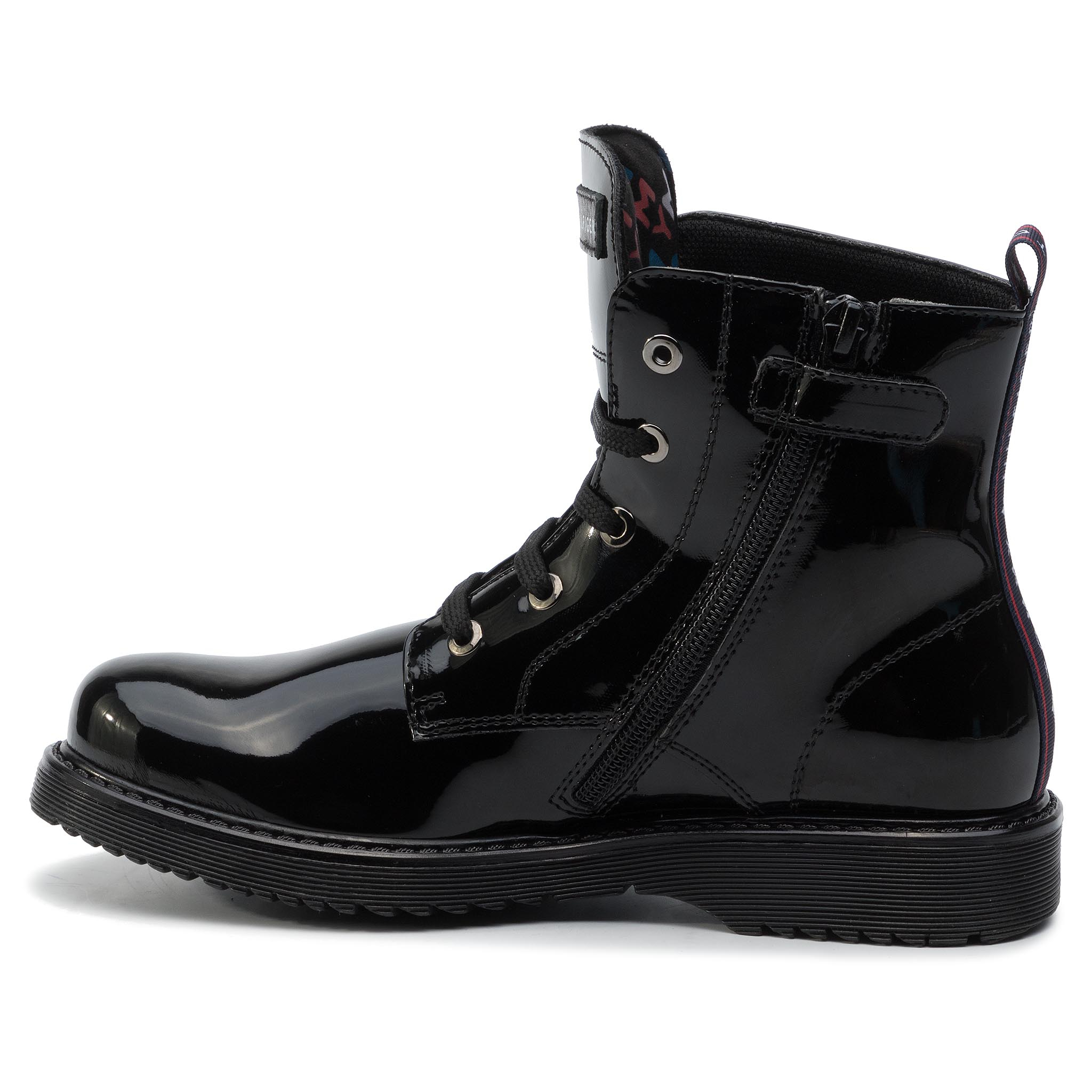Tommy Hilfiger Botine Lace-up Bootie T4A5-30445-0765 D Negru thumbnail