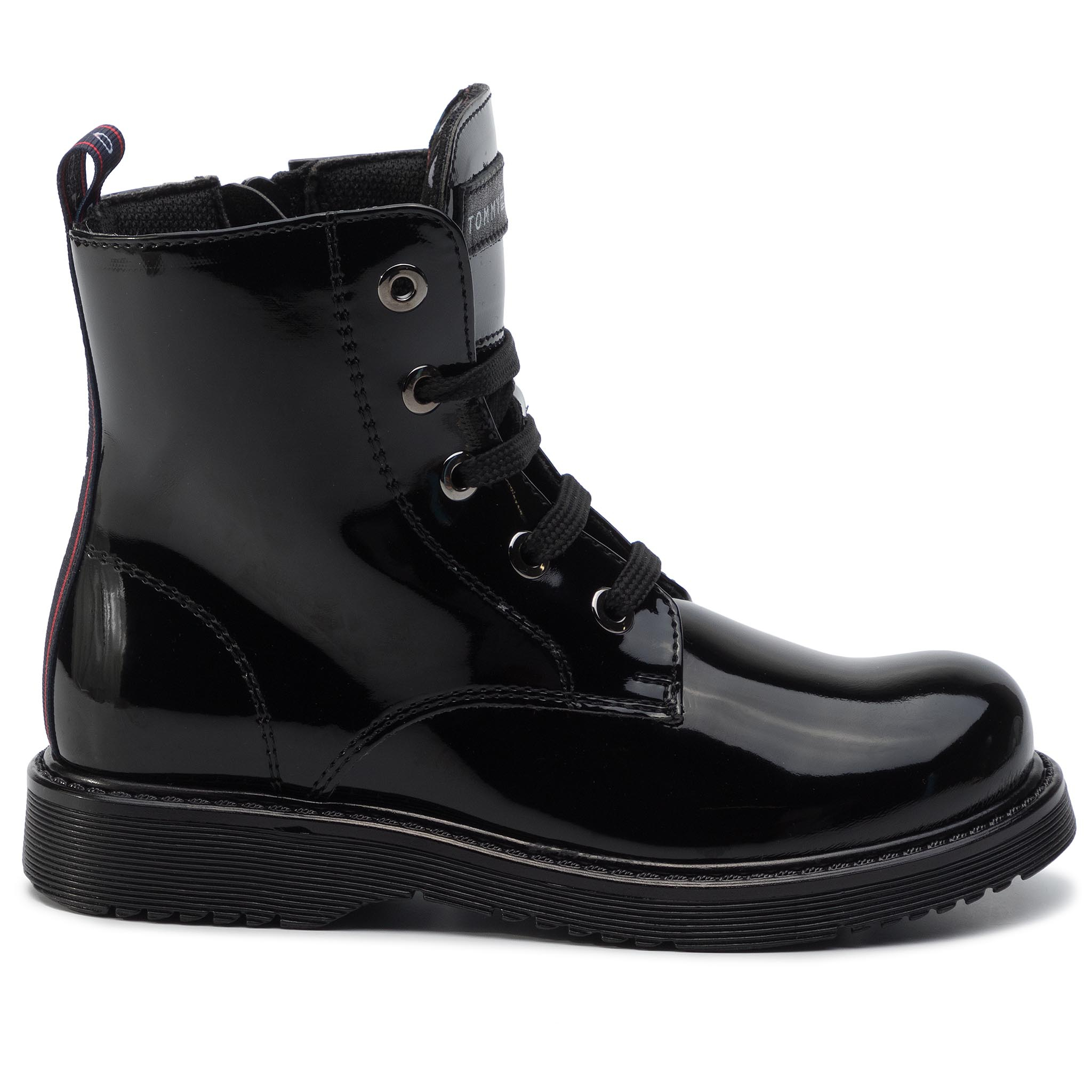 Tommy Hilfiger Cizme Lace-up Bootie T4A5-30445-0765 M Negru thumbnail
