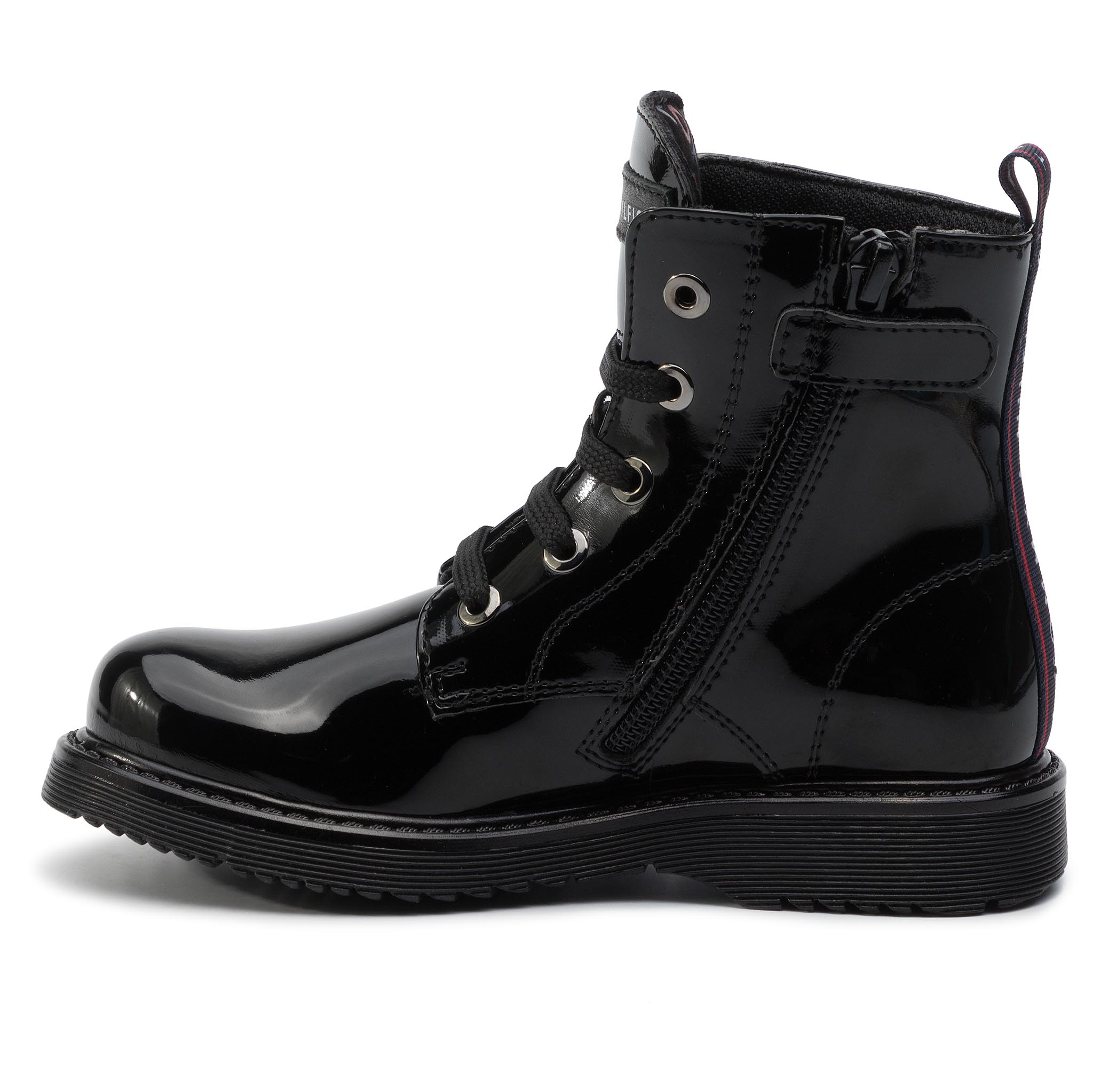 Tommy Hilfiger Cizme Lace-up Bootie T4A5-30445-0765 M Negru thumbnail