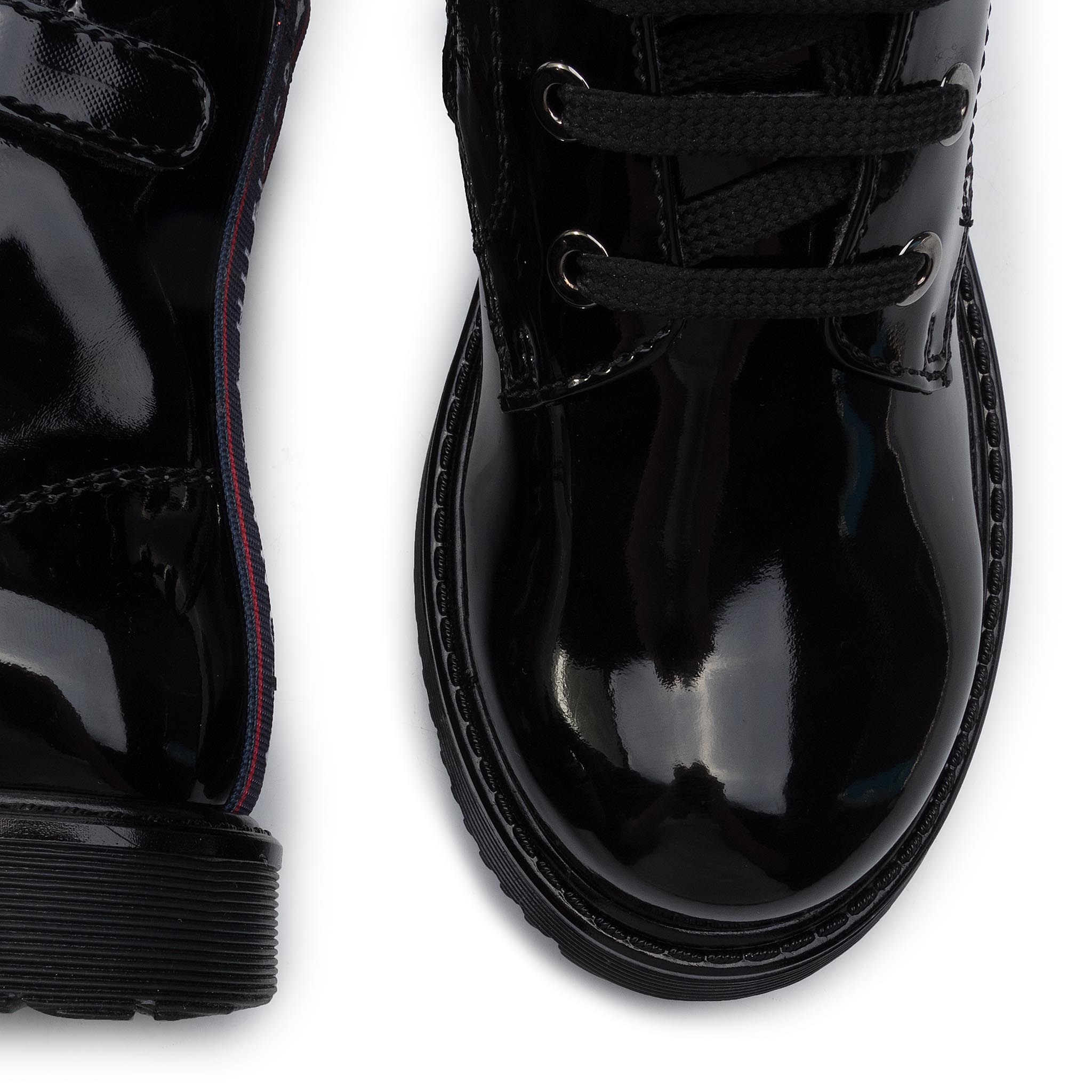 Tommy Hilfiger Cizme Lace-up Bootie T4A5-30445-0765 M Negru thumbnail