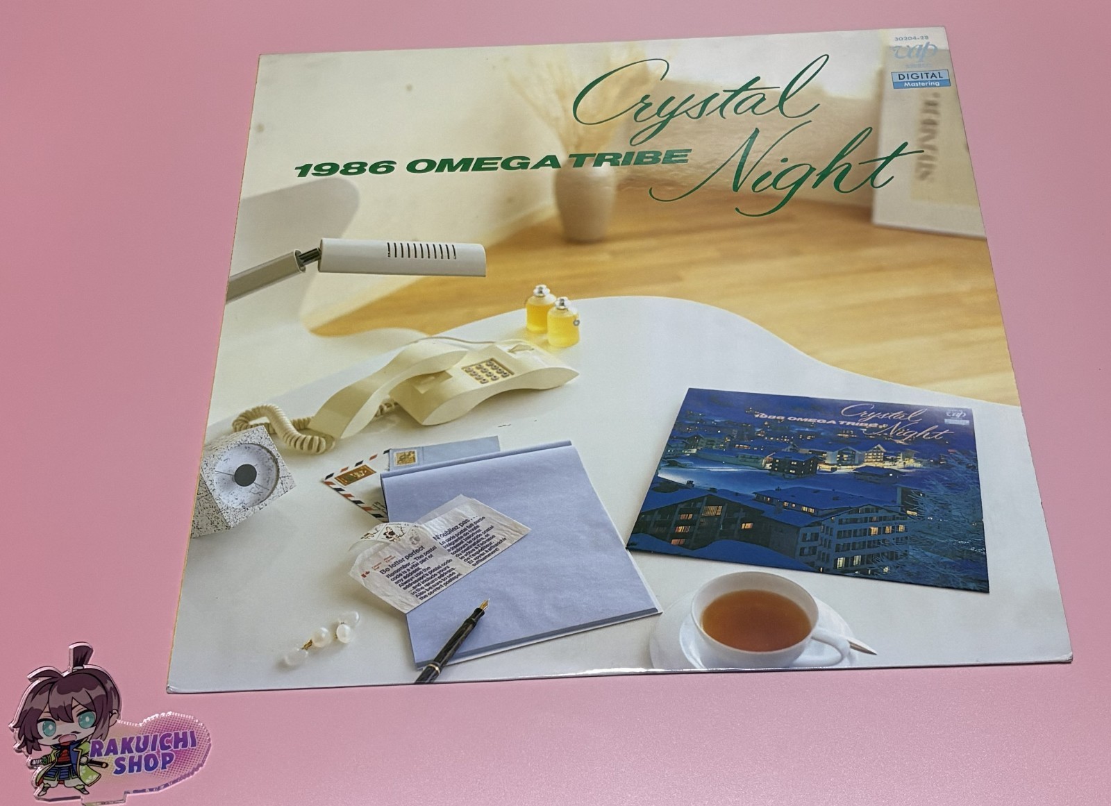 1986 OMEGA TRIBE / Crystal Night / VAP 30204-28 / JP 1987 ORIG LP City Pop