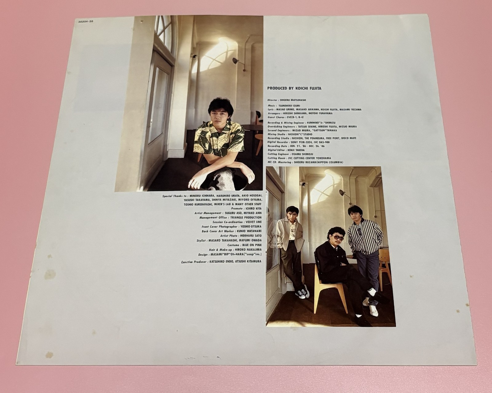 1986 OMEGA TRIBE / Crystal Night / VAP 30204-28 / JP 1987 ORIG LP City Pop thumbnail