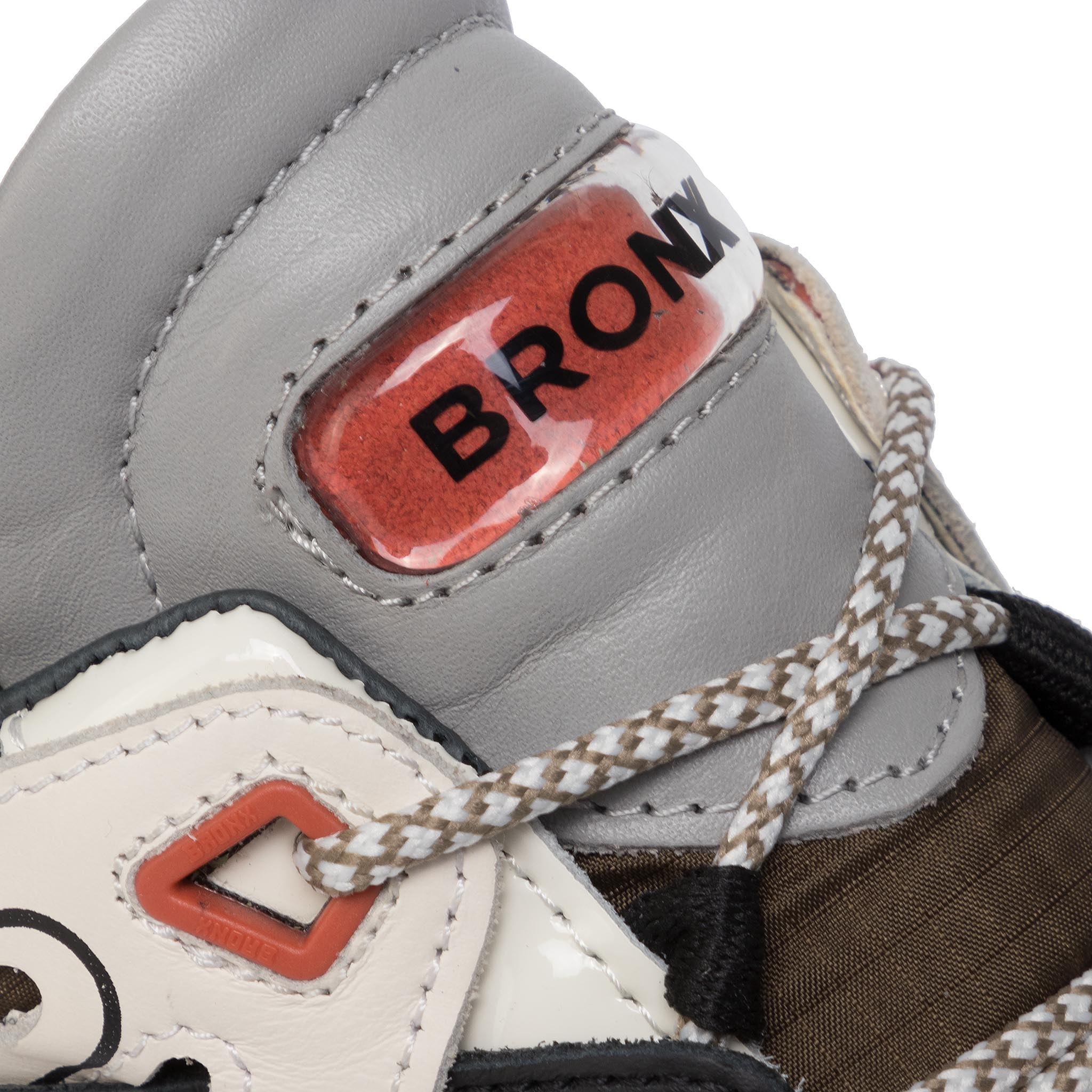 Снікерcи BRONX - 66285-AH BX 1621 Grey/O.White/Khaki/Rust 3252 thumbnail