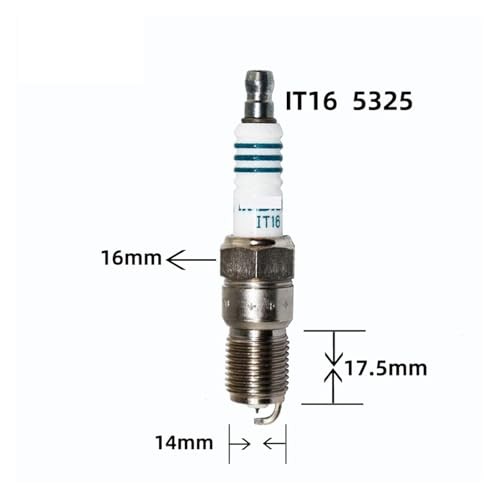 4PCS Iridium Spark Plug IT16 5325 Oe 1E04-18-110 thumbnail