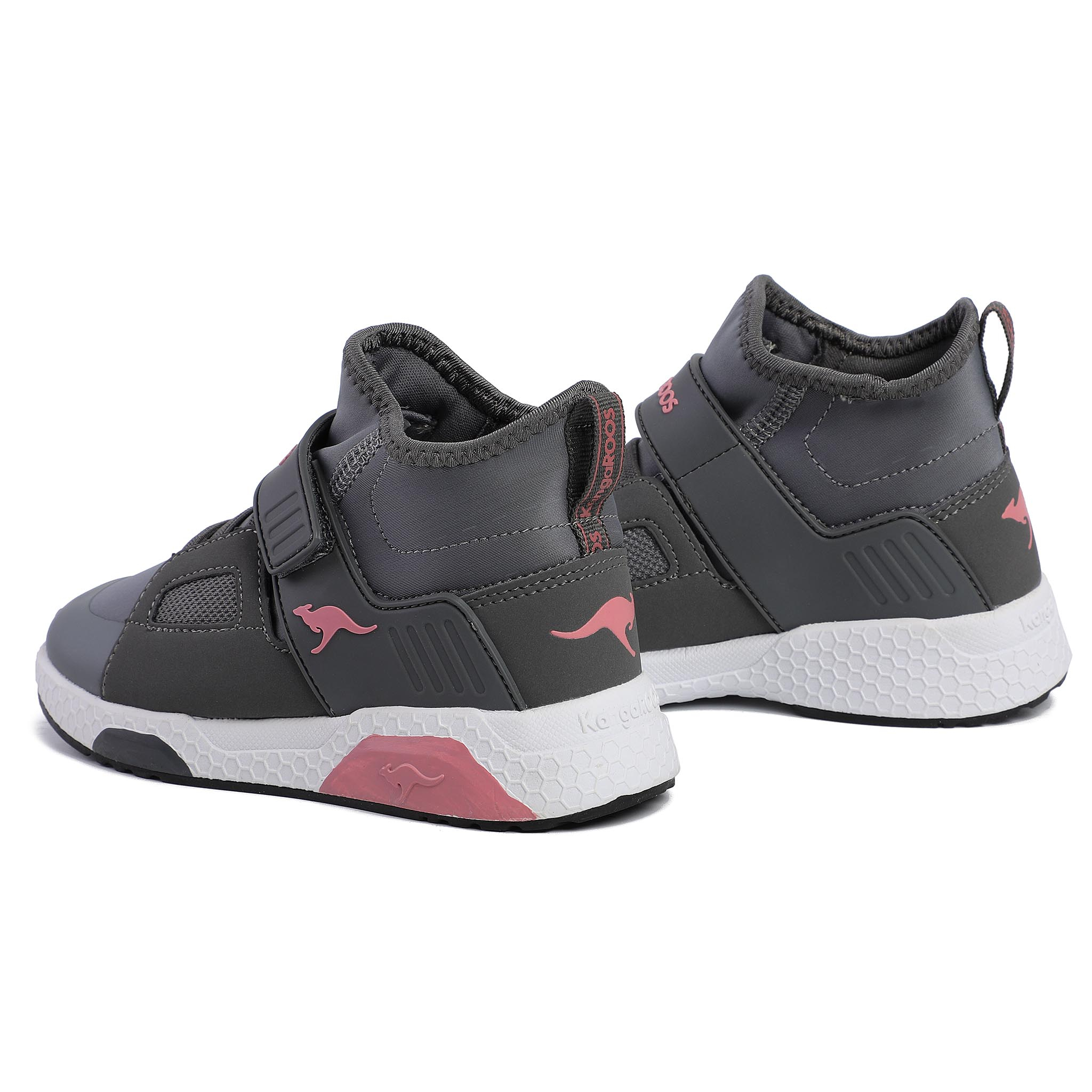 Sneakers KANGAROOS - Kadee Mid Ev 18220 000 2082 Steel Grey/Dusty Rose thumbnail