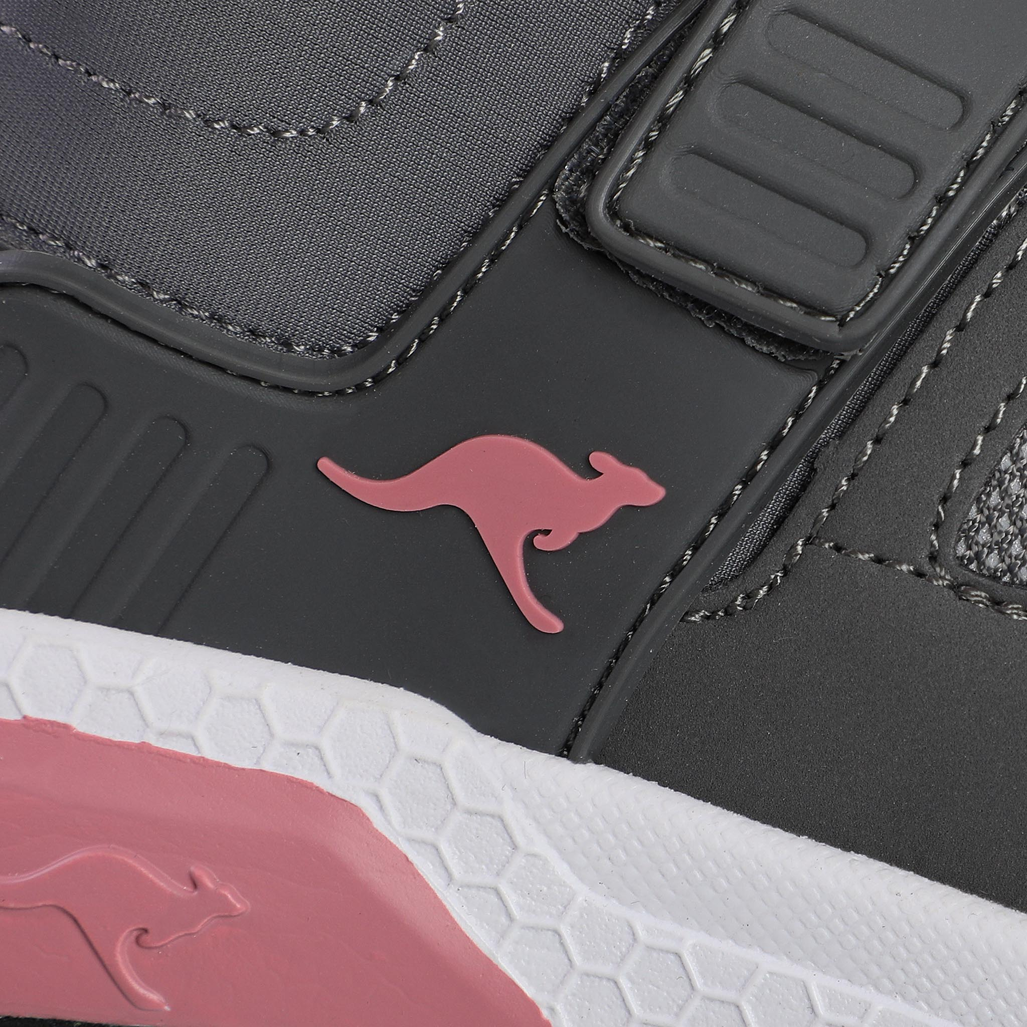 Sneakers KANGAROOS - Kadee Mid Ev 18220 000 2082 Steel Grey/Dusty Rose thumbnail