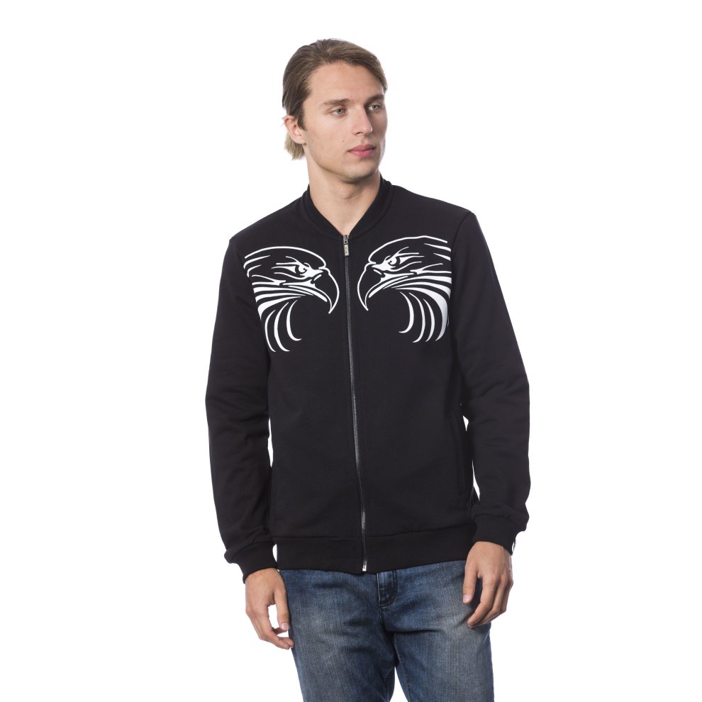 (L, Black) Sweatshirt Black Tootsie Roberto Cavalli Sport Man