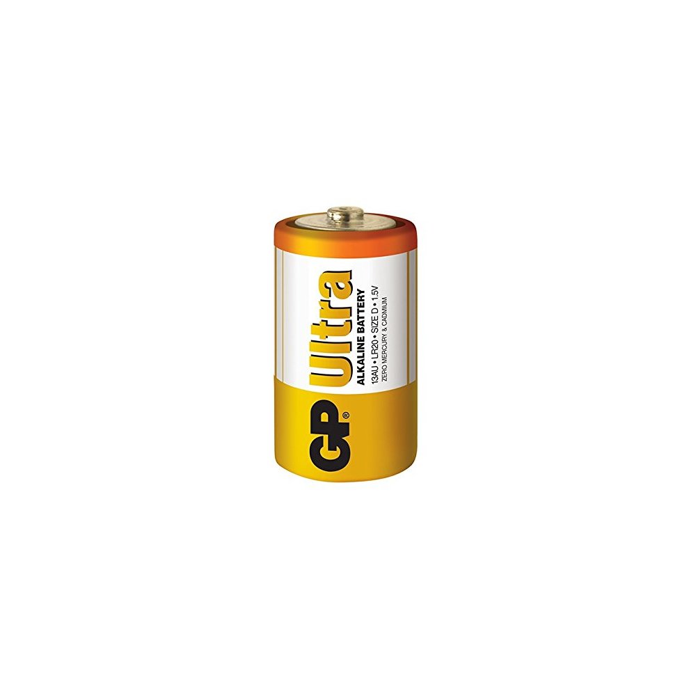 GP Batteries Ultra Alkaline D Batteries Pack of 4| Superb Operating Time thumbnail