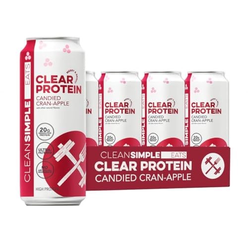 Clean Simple Eats Clear Protein Water, 20G Grass Fed Whey Protein, Ultra Filtered, Light & Refreshing Beverage, Low Lactose, No Artificial Ingredients thumbnail