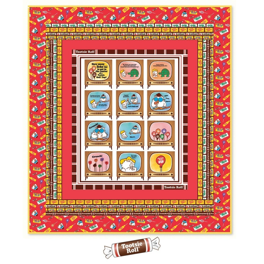 DIY Quilt Kit - Tootsie Roll - How Many Licks? - Fine Cotton (Cotton - Characters & Heroes)
