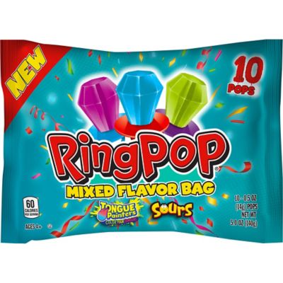 Ring Pop Tongue Painters & Sours 10ct