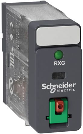 Schneider Electric Power Relay, 24 V Ac Coil, 5 a Switching Current, DPDT