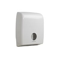 Aquarius White Plastic Toilet Paper Dispenser, 170 Mm X 350 Mm X 380 Mm
