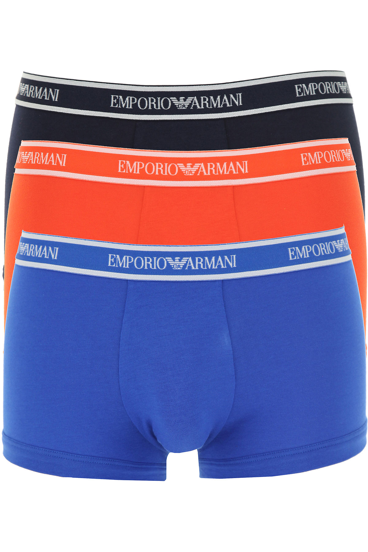 Emporio Armani Underwear 3 Pack Trunks - Black 21320