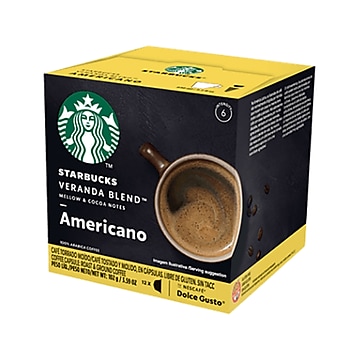 Starbucks Coffee by Nescafe Dolce Gusto Starbucks Veranda Blend Americano, 12/Box | Quill