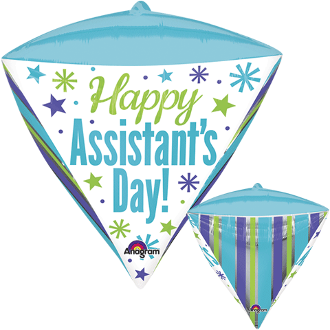 Loftus International A3-4888 16 in. Assistants Day Stripes Diamondz Balloon