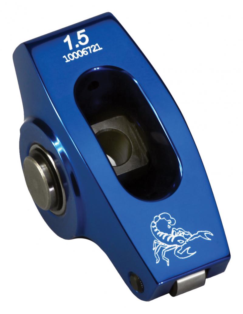 Scorpion Racing Products 3070 1.72/1.6 Small Block Ford 7/16 Blue Endurance Series Rocker Arms Set of 16