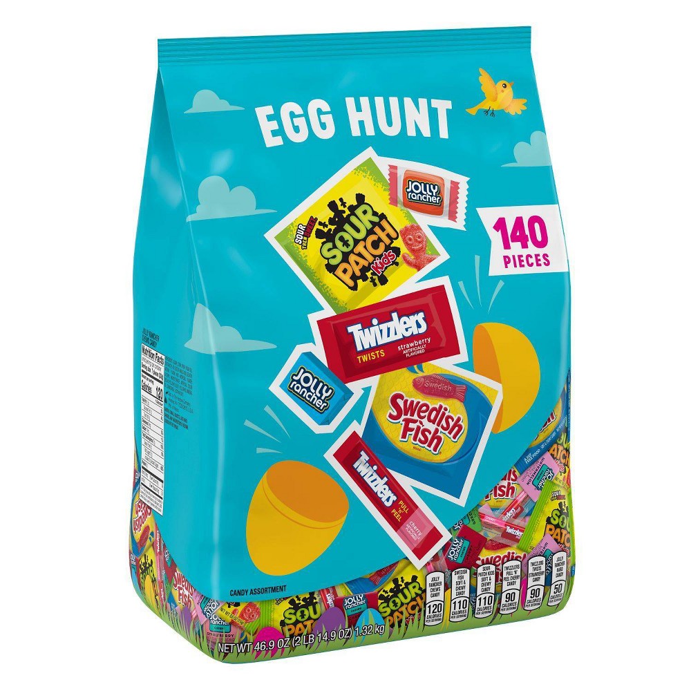 Hershey's Hershey and Mondelez Egg Hunt Sweet and Sour Assortment Candy, Easter, 46.9 Oz (140 Pieces) | CVS