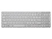 Laptop Replacement Keyboard for Toshiba Satellite AEBLIU00020 MP-13R83US-9201 US Layout White Color
