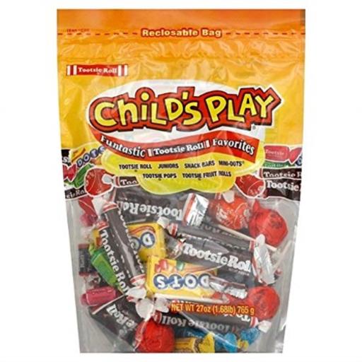 Christmas Candy Assortment Child's Play Assorted Funtastic Tootsie Roll Favorites, 27 Oz Resealable Bag