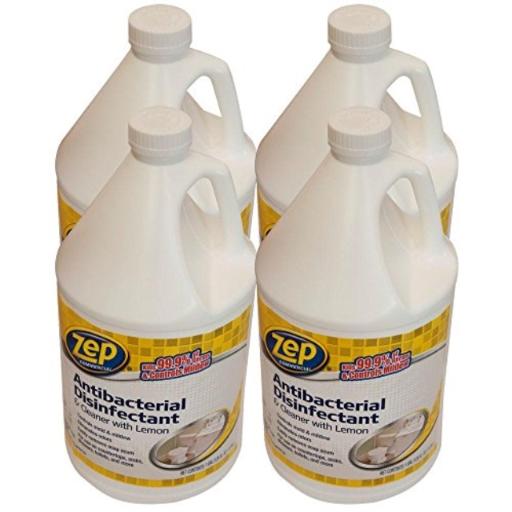 Zep Antibacterial Disinfectant Cleaner - See Label for Details, 128 Ounce ZUBAC128 (Case of 4)