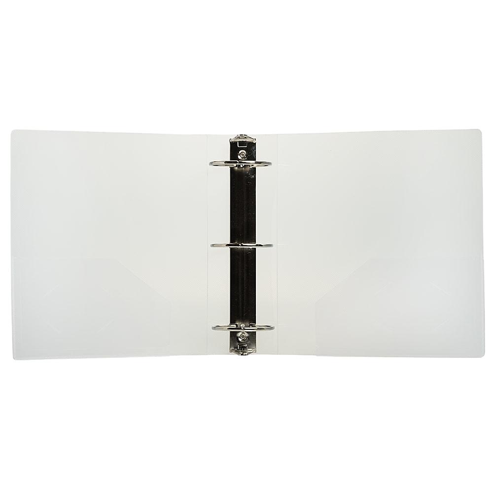 JAM PaperMD – Reliure En Plastique De Verre Croisé, 3 Po, Transparent, Bte/108, 108 Par Boîte thumbnail