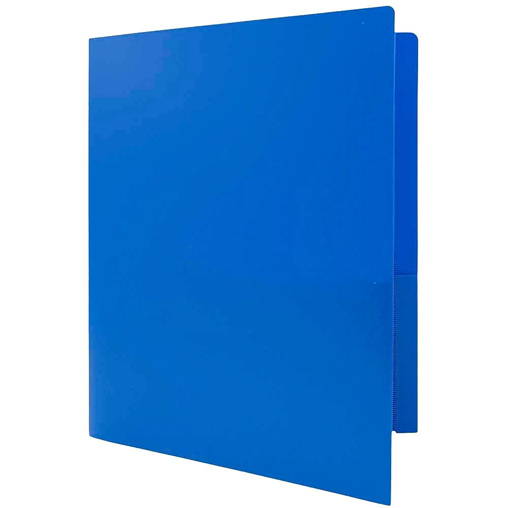 JAM Paper Chemise En Plastique Robuste, Bleu, 108 Par Paquet thumbnail