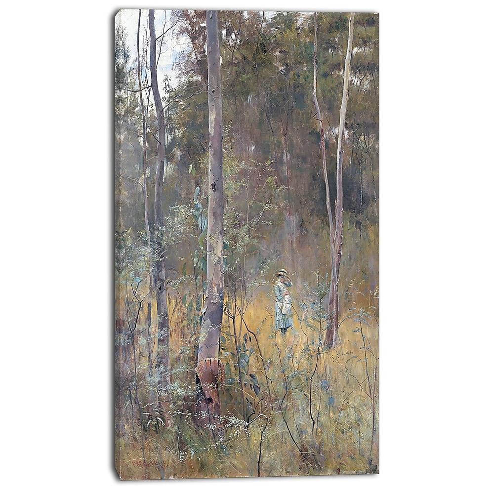 Designart – Frederick McCubbin, Perdu, Imprimé Sur Toile, 3 Panneaux (PT4395-20-40)