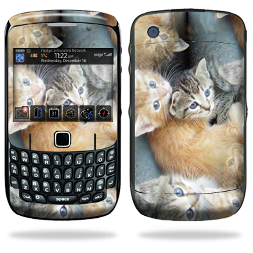 Skin Decal Wrap for Blackberry Curve 8500, 8520, 8530 Cat Eyes