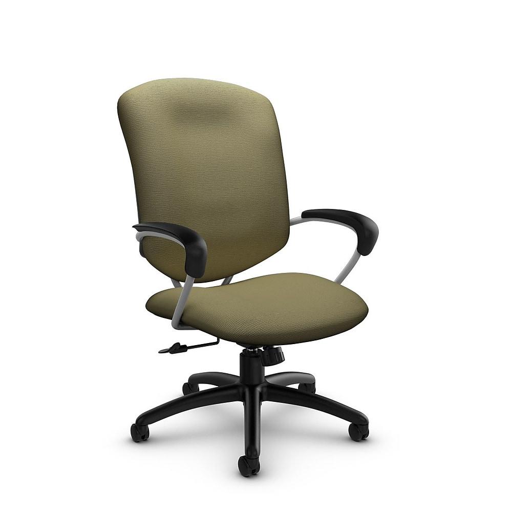 Global – Chaise De Bureau Basculante à Dossier Haut Supra (5330-4 IM79), Tissu Imprimé Origan, Vert